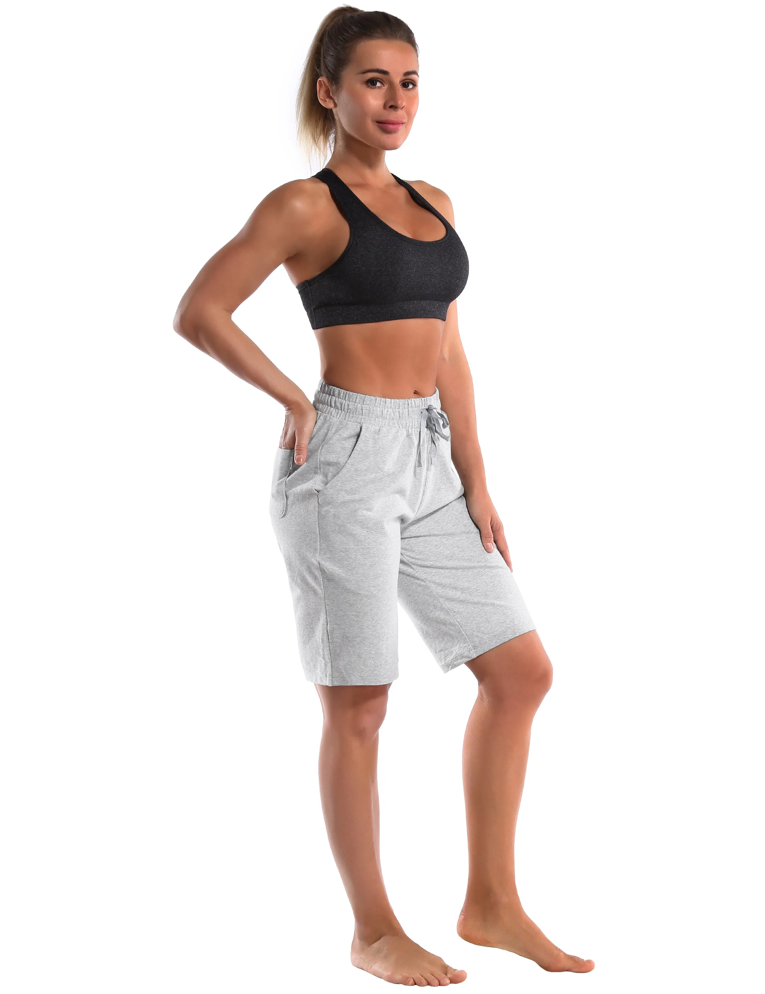 10" Joggers Shorts heathergray_Running