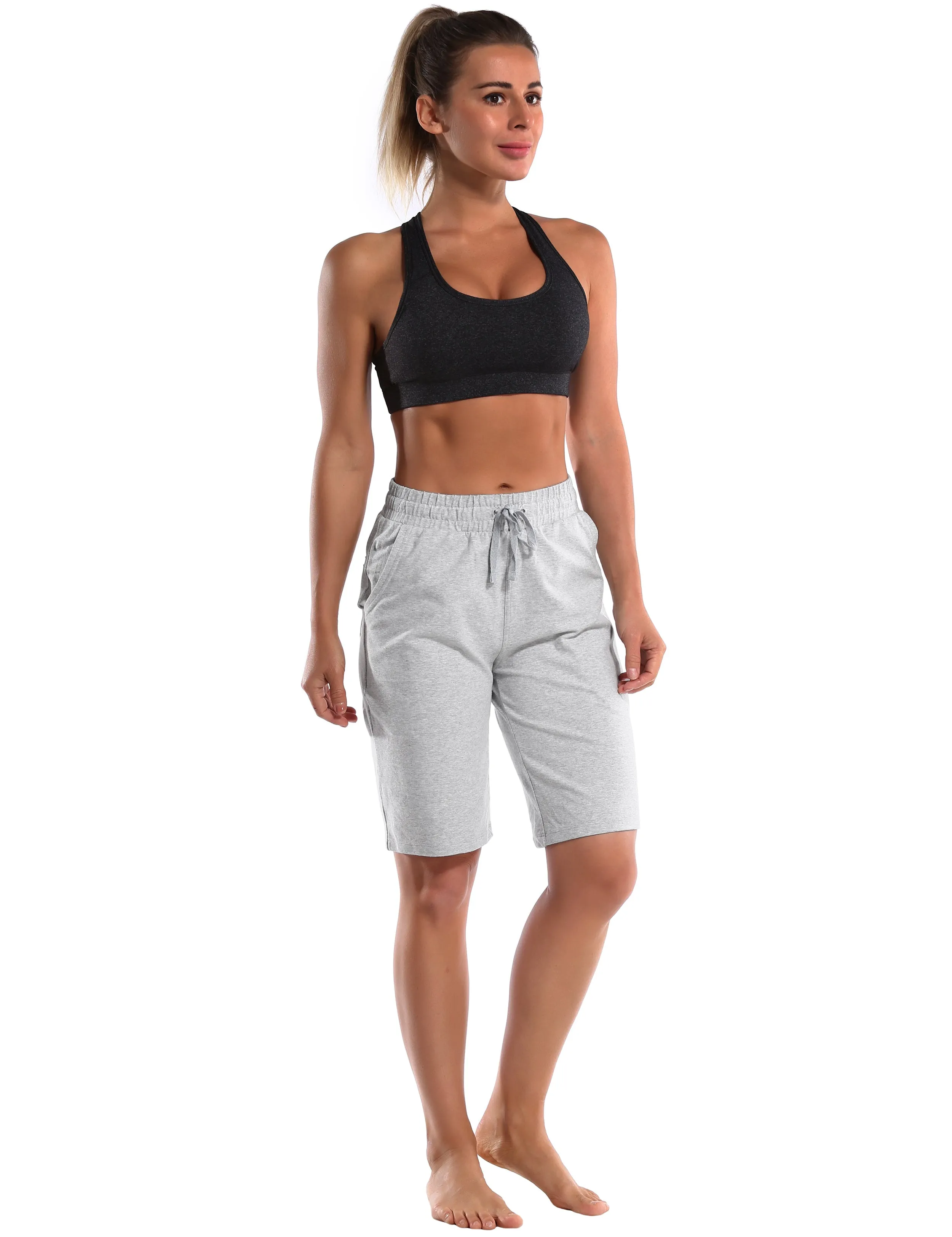 10" Joggers Shorts heathergray_Running