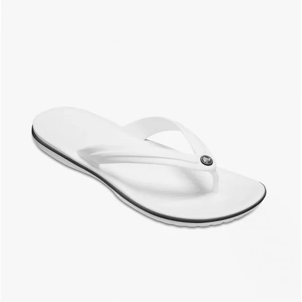 11033-100 CROCBAND FLIP Unisex Flip-Flops White