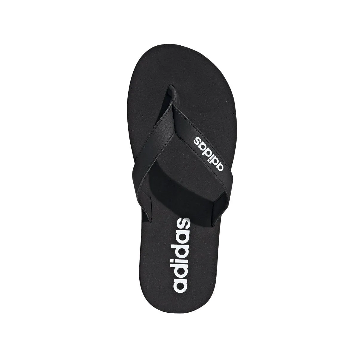 ADIDAS MEN'S EEZAY BLACK FLIP-FLOP THONGS