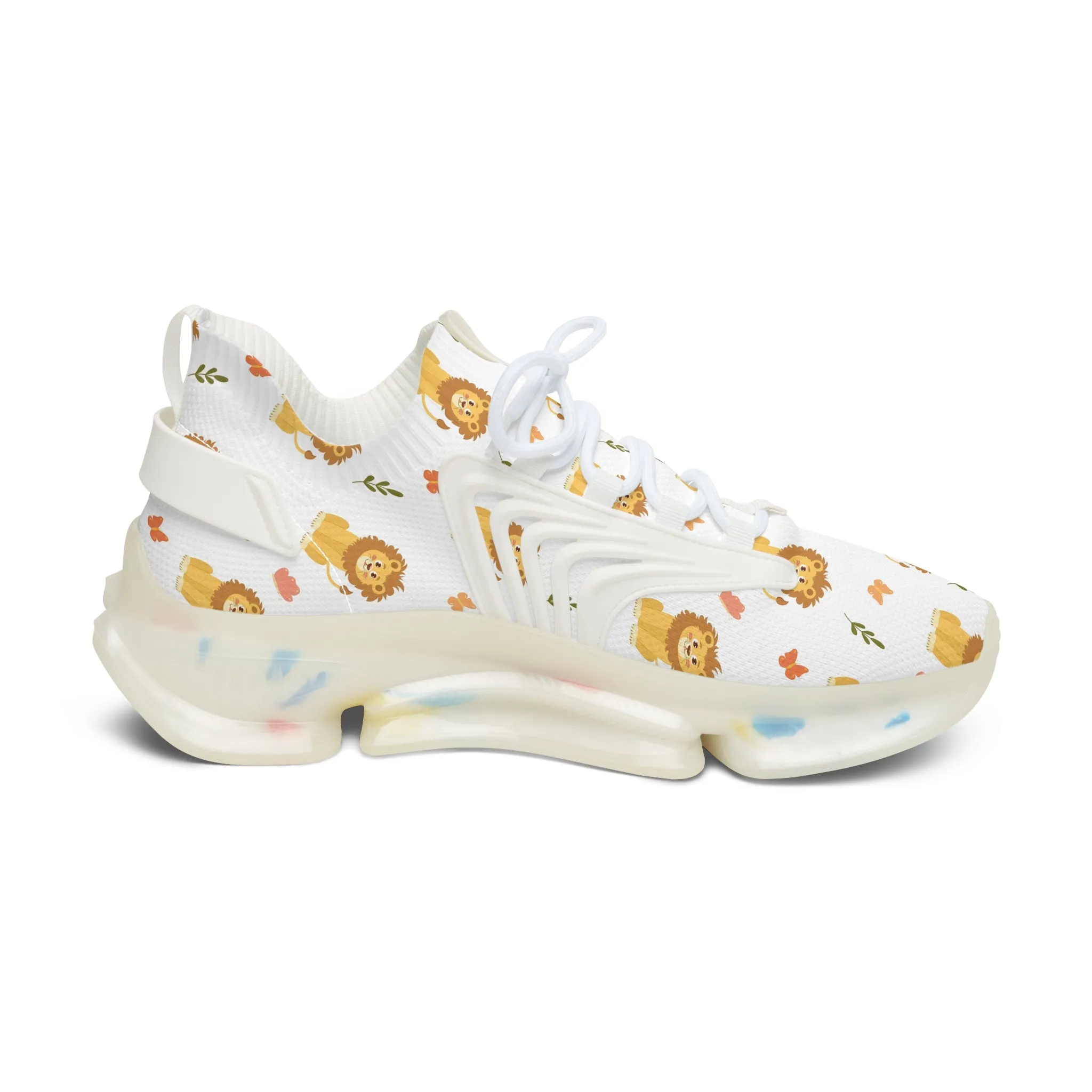 Cute Lion Women's Mesh Sneakers