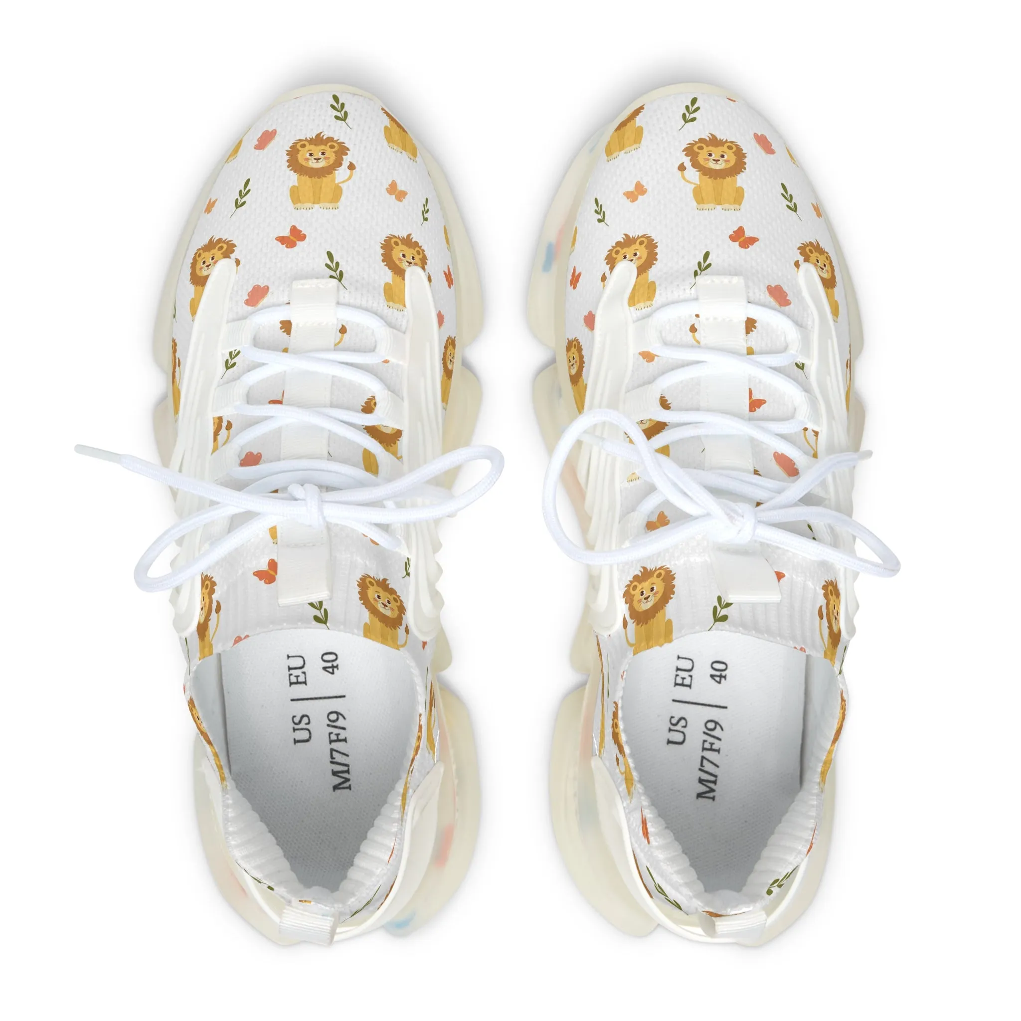Cute Lion Women's Mesh Sneakers