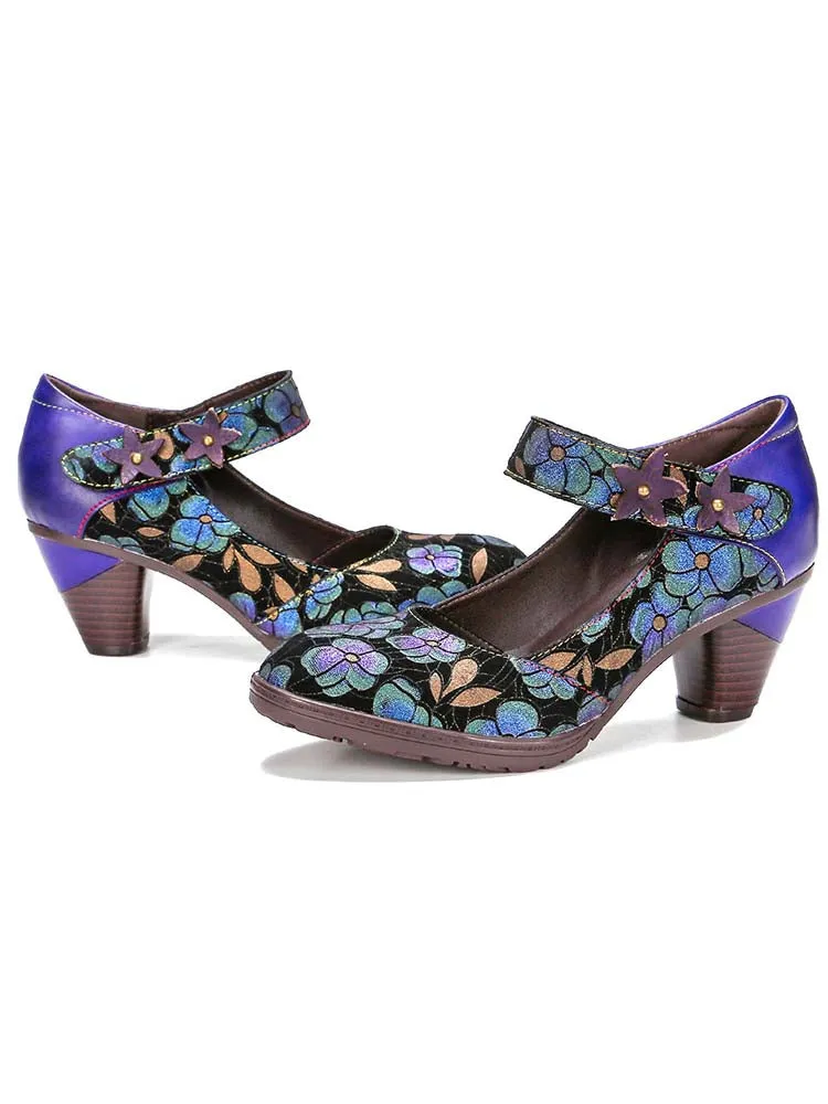 Hand-Painted Artisan Elegant Shoes