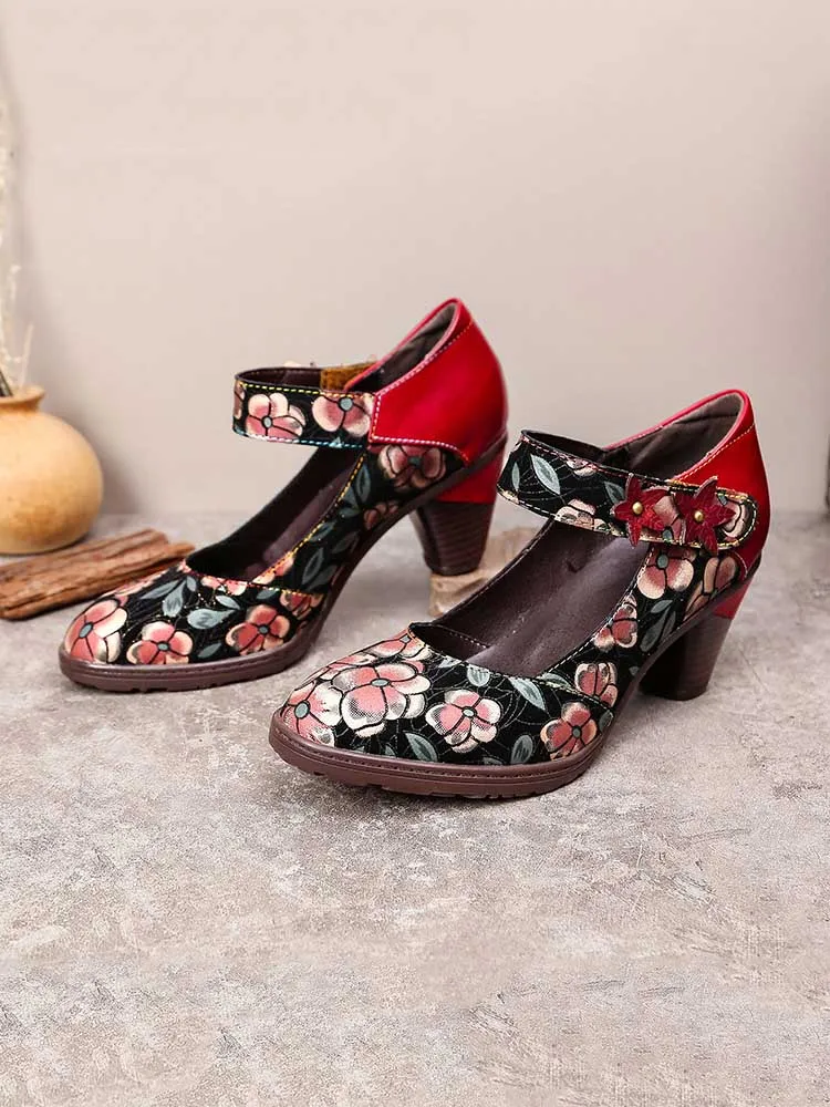 Hand-Painted Artisan Elegant Shoes