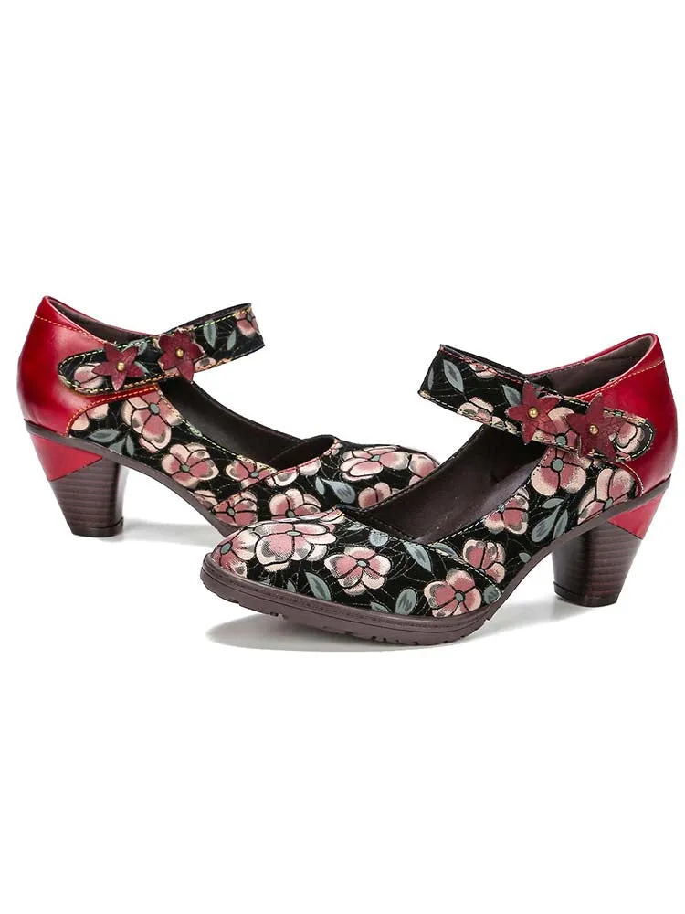 Hand-Painted Artisan Elegant Shoes