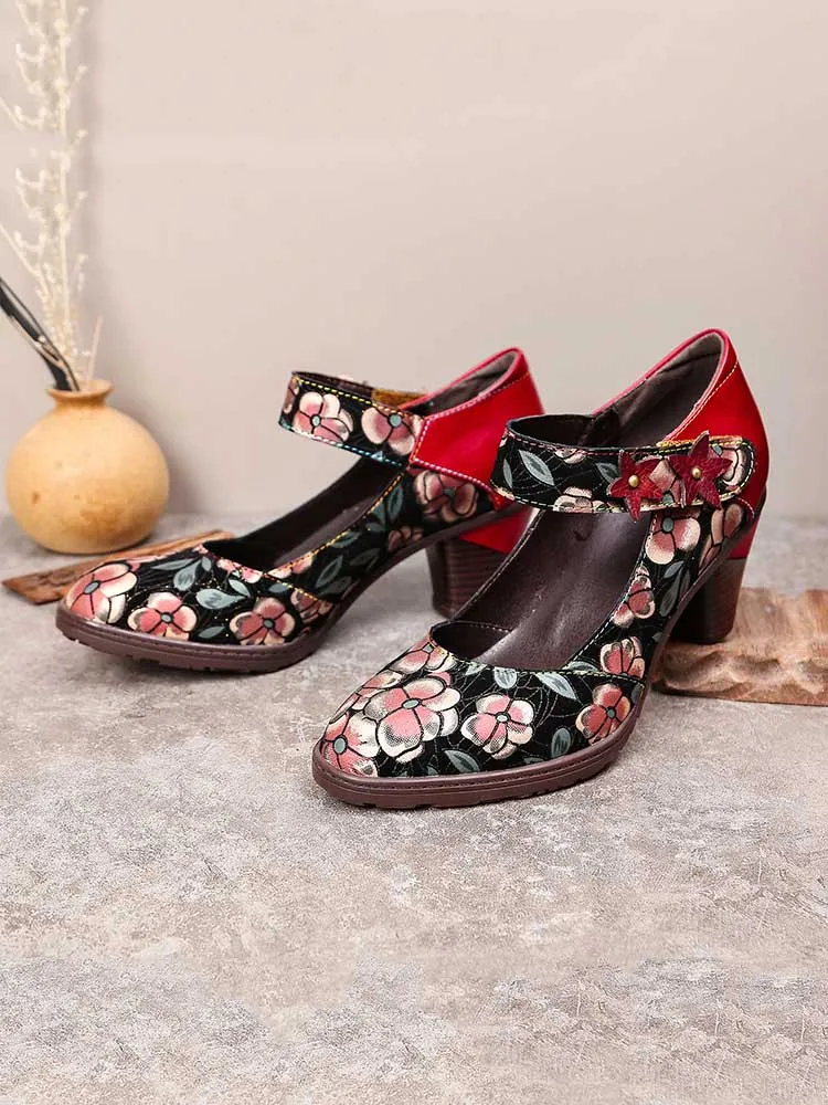 Hand-Painted Artisan Elegant Shoes
