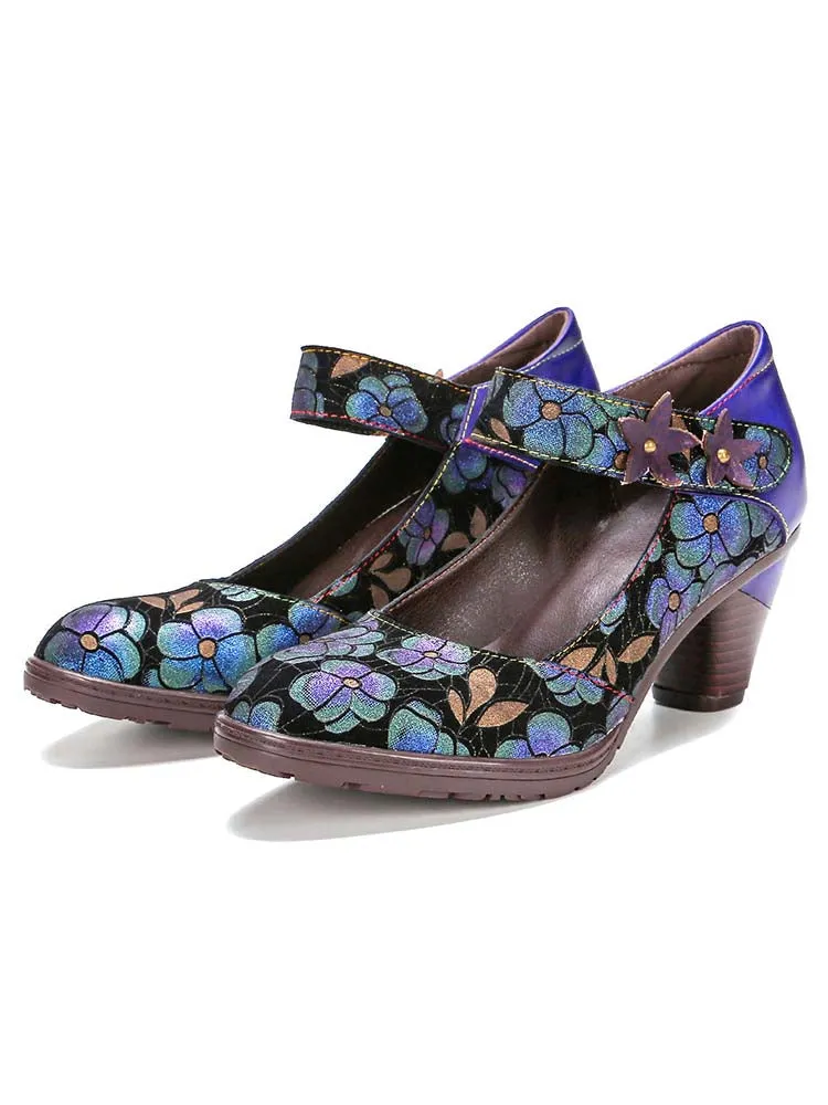 Hand-Painted Artisan Elegant Shoes