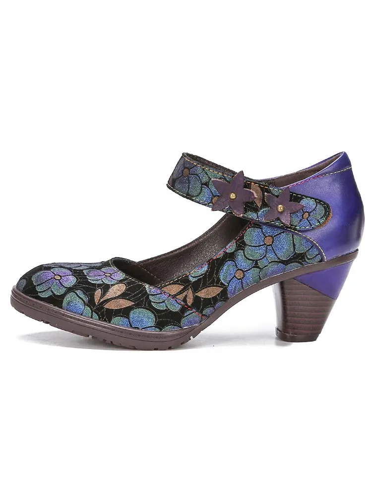 Hand-Painted Artisan Elegant Shoes