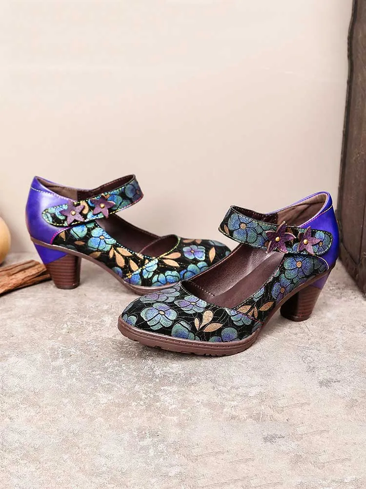 Hand-Painted Artisan Elegant Shoes