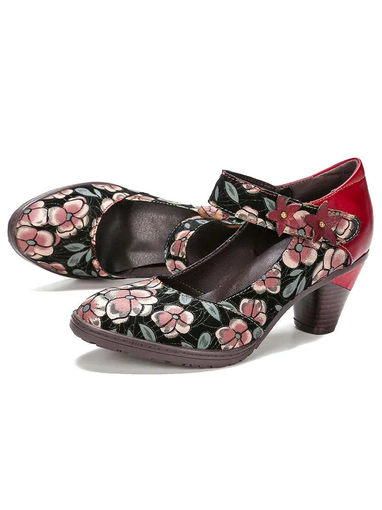 Hand-Painted Artisan Elegant Shoes