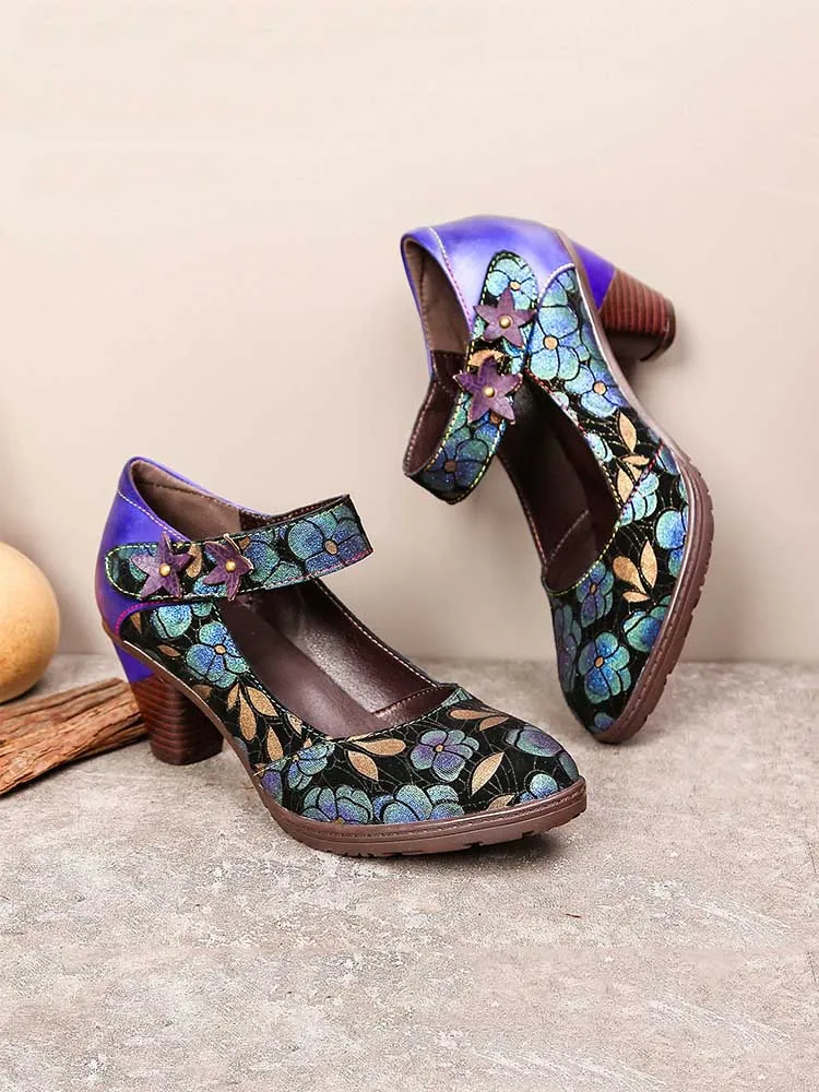 Hand-Painted Artisan Elegant Shoes