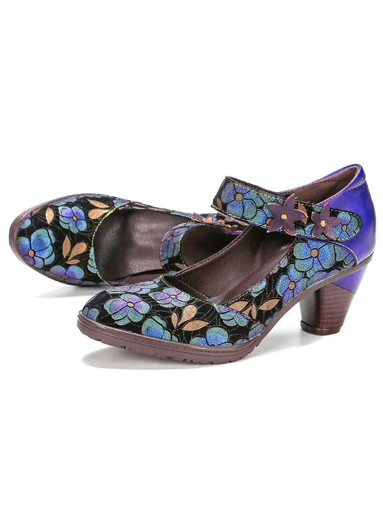 Hand-Painted Artisan Elegant Shoes