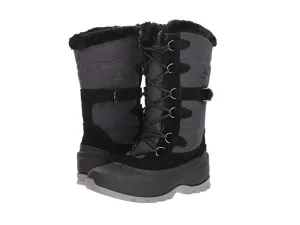 Kamik Women's Snovalley2 Snow Boot (6, BLACK)