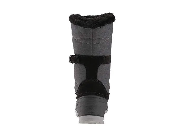 Kamik Women's Snovalley2 Snow Boot (6, BLACK)
