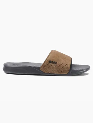 One Slide Grey/Tan Sandals