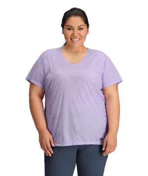 Outdoor Research Echo Womens Plus Size T-Shirt Lavender 2X - 3X