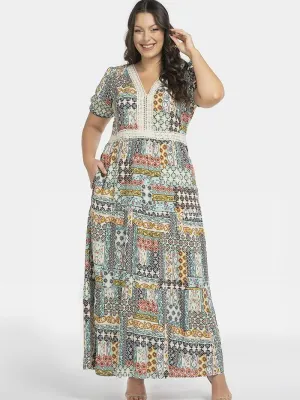 Plus size dress model 196883 Karko