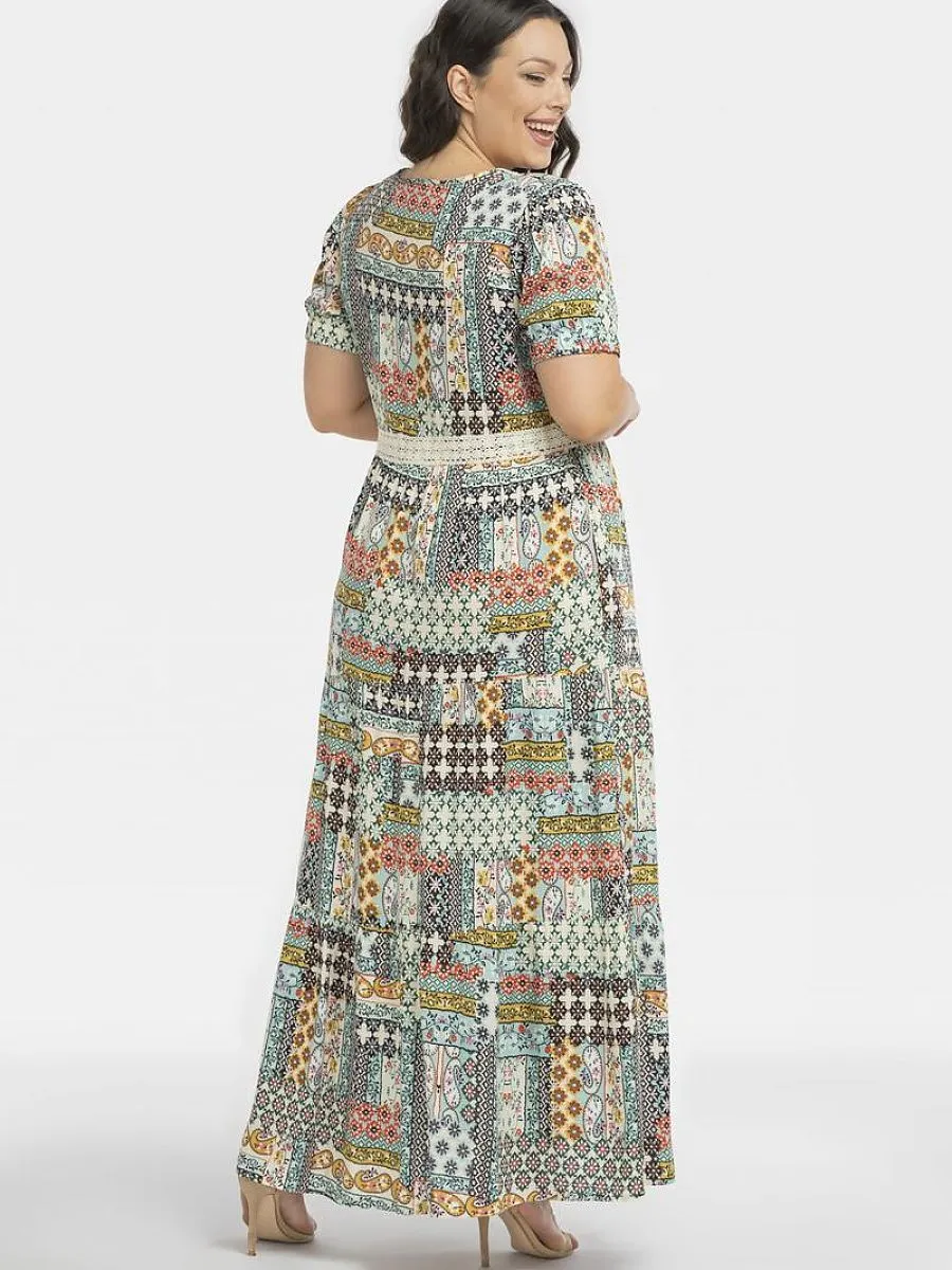 Plus size dress model 196883 Karko