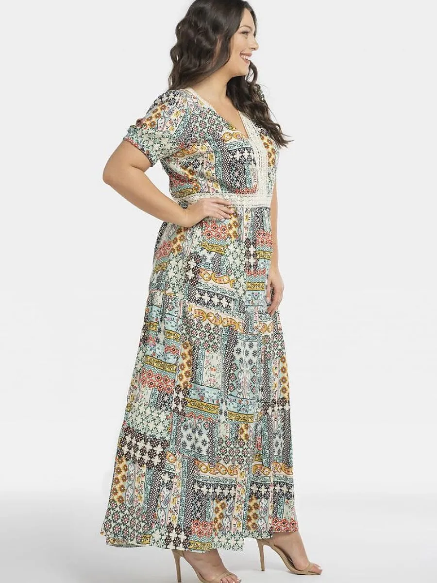 Plus size dress model 196883 Karko
