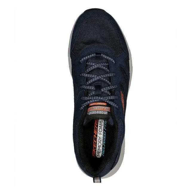Skechers Men's 237348/NVOR Relaxed Fit: Oak Canyon - Sunfair Walking Shoes Navy Orange