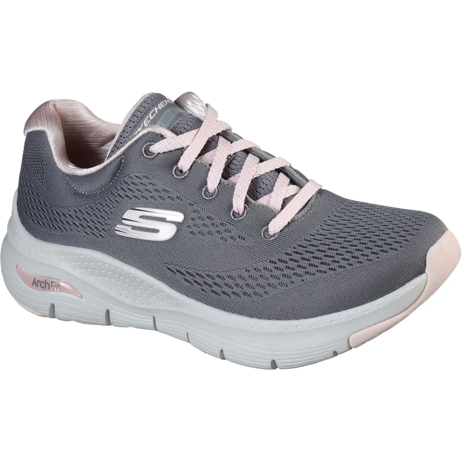 Skechers Womens Arch Fit Sunny Outlook Trainers - Grey