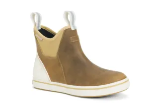 Women's Leather Ankle Deck Boot