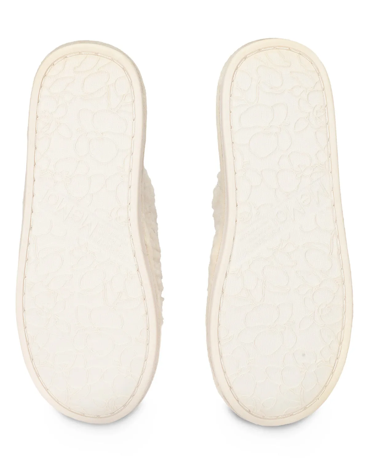 Women's Plaid Reindeer Plush Slippers