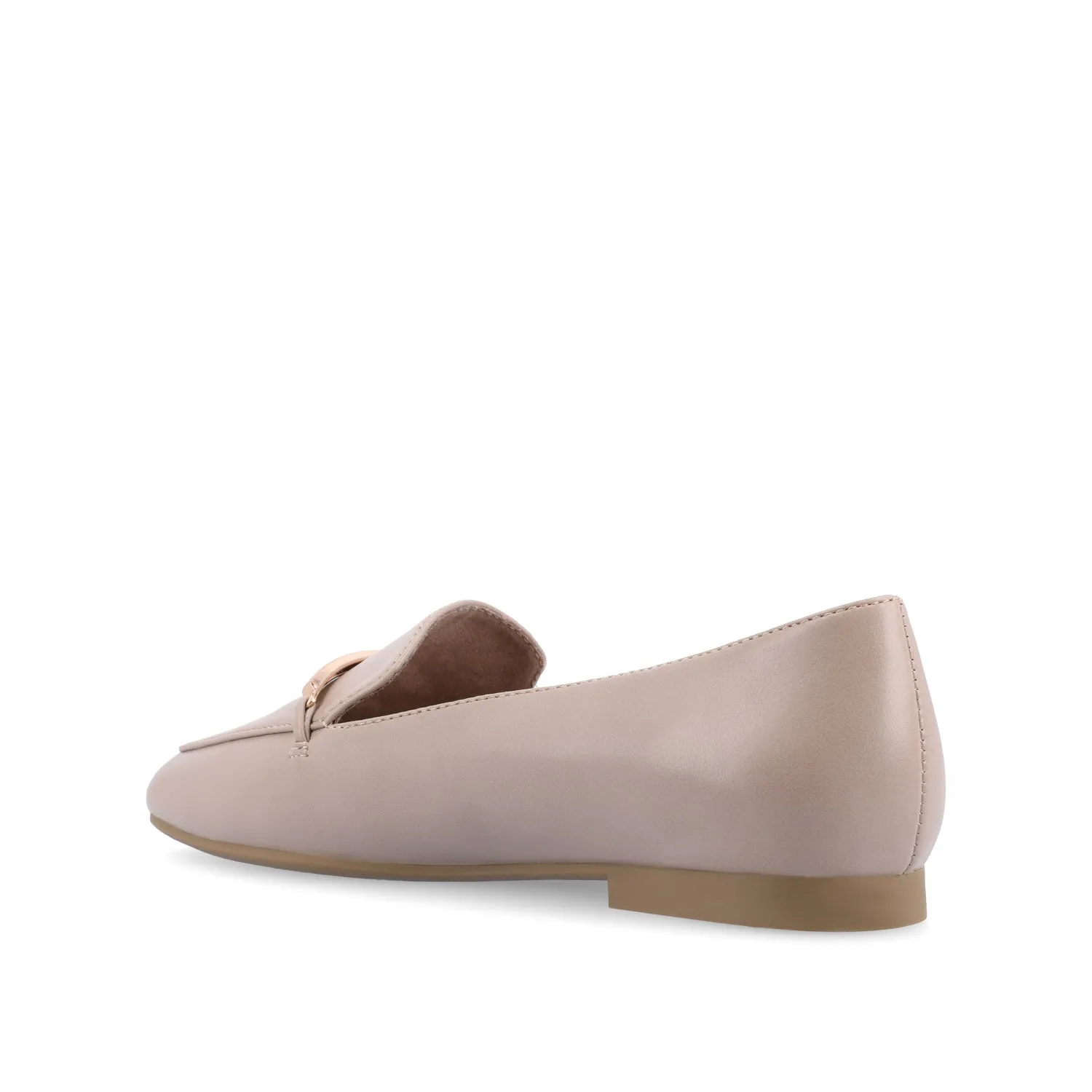 WRENN FAUX LEATHER LOAFER FLATS IN WIDE